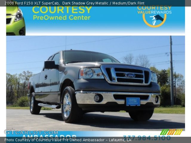 2008 Ford F150 XLT SuperCab in Dark Shadow Grey Metallic