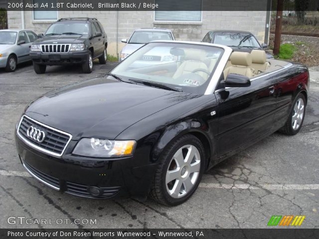 2006 Audi A4 1.8T Cabriolet in Brilliant Black