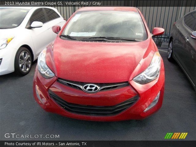 2013 Hyundai Elantra Coupe GS in Volcanic Red