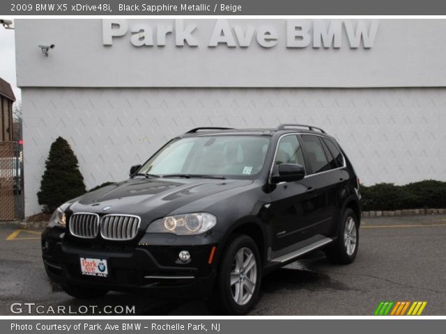 2009 BMW X5 xDrive48i in Black Sapphire Metallic