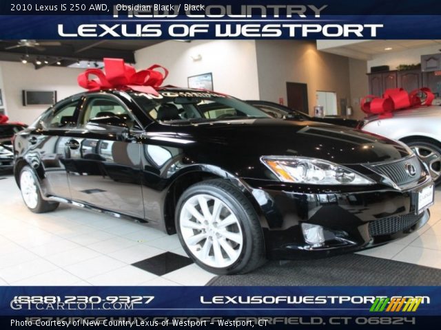 2010 Lexus IS 250 AWD in Obsidian Black