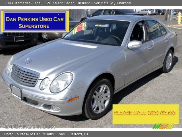 2004 Mercedes-Benz E 320 4Matic Sedan in Brilliant Silver Metallic