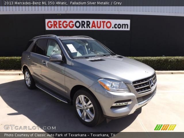 2013 Mercedes-Benz ML 350 4Matic in Palladium Silver Metallic