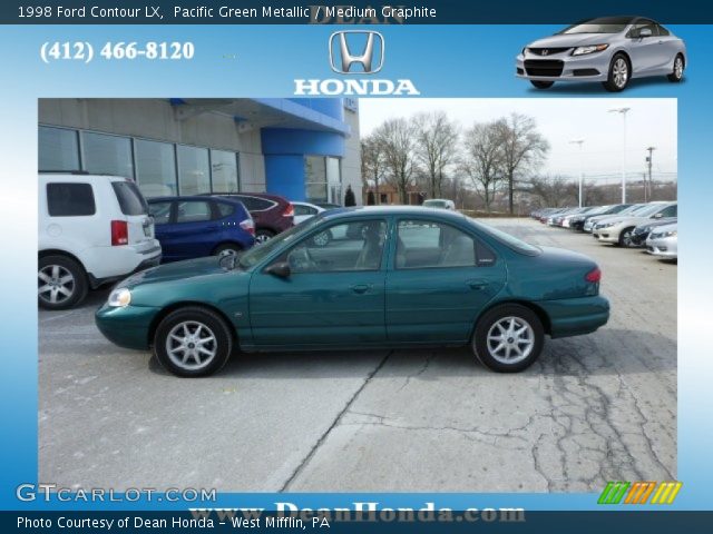 1998 Ford Contour LX in Pacific Green Metallic