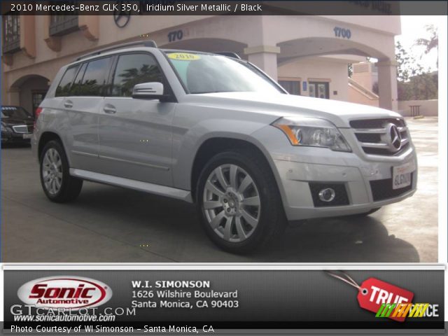 2010 Mercedes-Benz GLK 350 in Iridium Silver Metallic