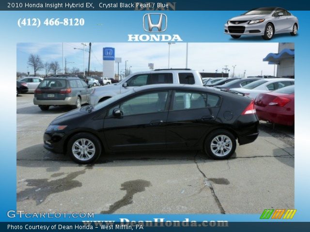 2010 Honda Insight Hybrid EX in Crystal Black Pearl