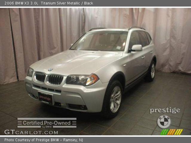 2006 BMW X3 3.0i in Titanium Silver Metallic