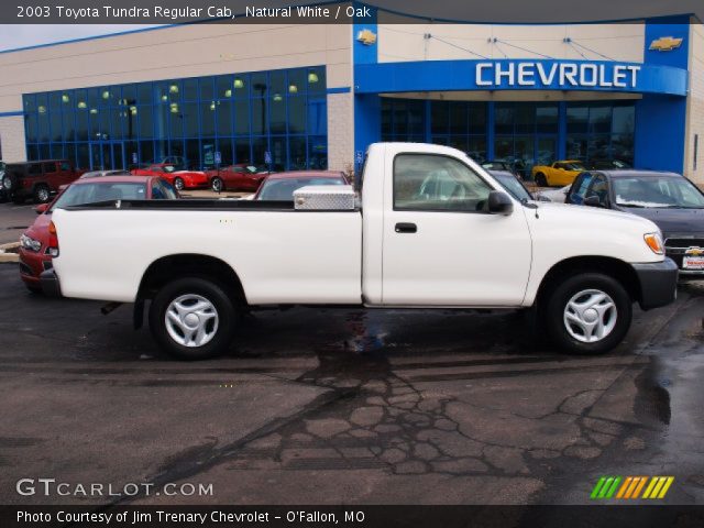 2003 Toyota Tundra Regular Cab in Natural White