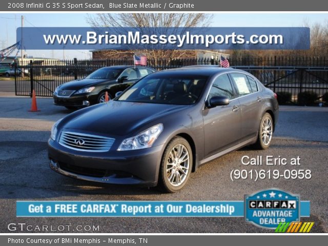 2008 Infiniti G 35 S Sport Sedan in Blue Slate Metallic
