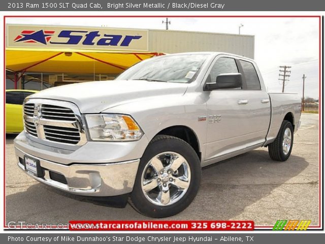 2013 Ram 1500 SLT Quad Cab in Bright Silver Metallic