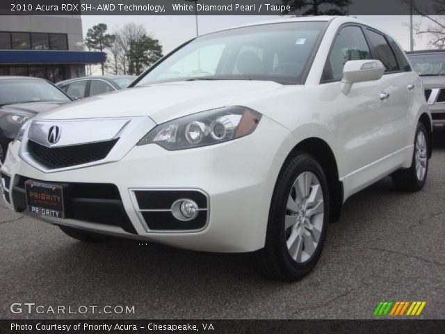 2010 Acura RDX SH-AWD Technology in White Diamond Pearl