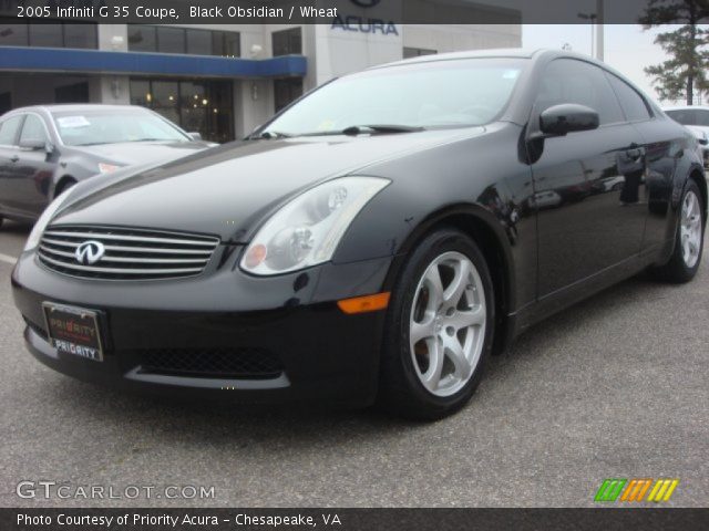2005 Infiniti G 35 Coupe in Black Obsidian