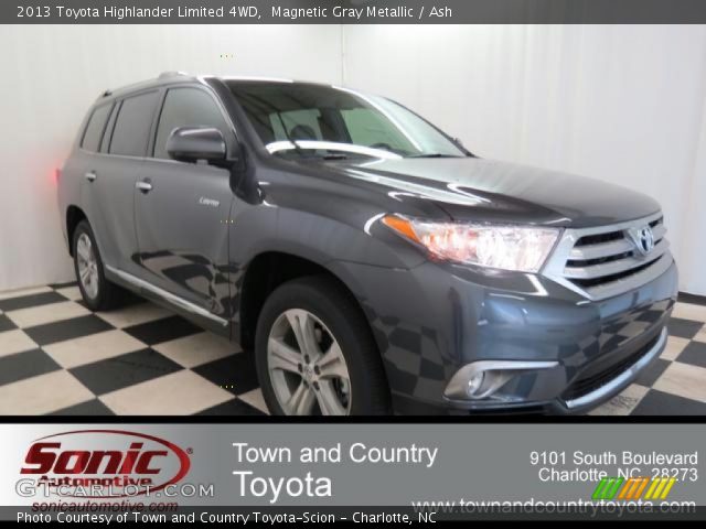 2013 Toyota Highlander Limited 4WD in Magnetic Gray Metallic