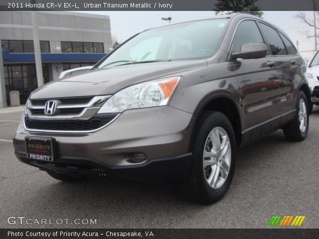2011 Honda CR-V EX-L in Urban Titanium Metallic