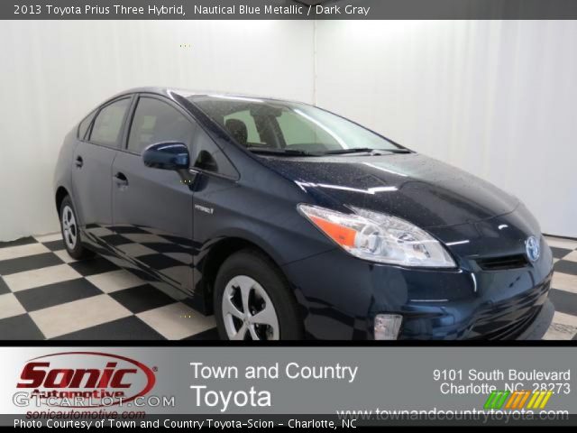 2013 Toyota Prius Three Hybrid in Nautical Blue Metallic