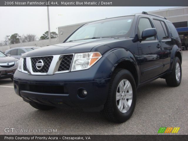 2006 Nissan Pathfinder LE 4x4 in Majestic Blue Metallic
