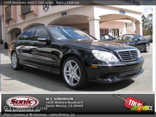 2006 Mercedes-Benz S 500 Sedan in Black