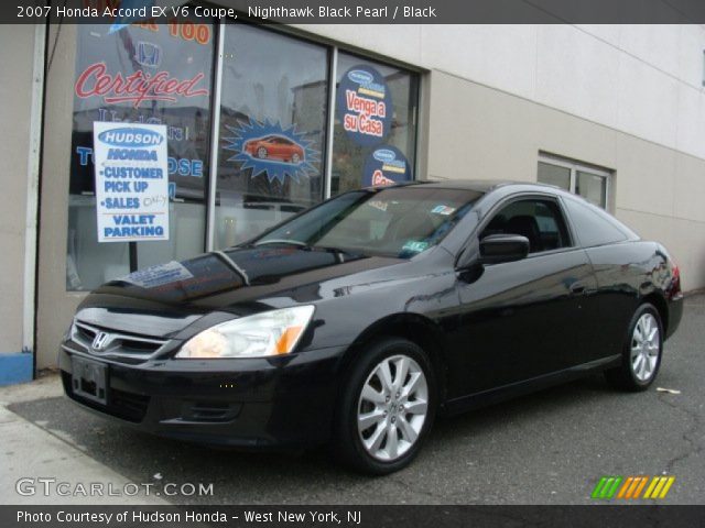 2007 Honda Accord EX V6 Coupe in Nighthawk Black Pearl