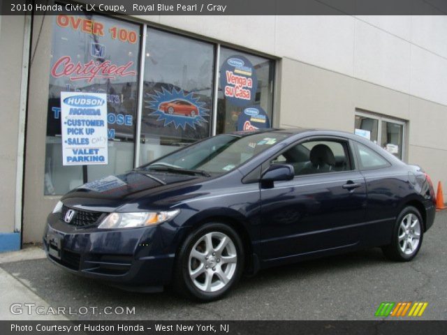 2010 Honda Civic LX Coupe in Royal Blue Pearl
