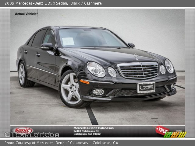 2009 Mercedes-Benz E 350 Sedan in Black