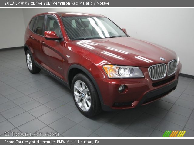 2013 BMW X3 xDrive 28i in Vermillion Red Metallic