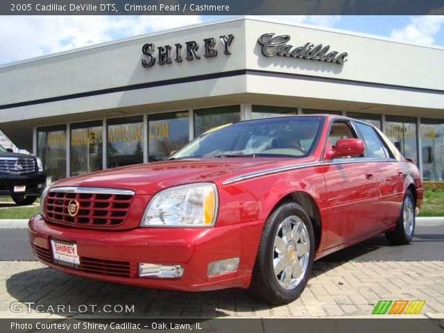 2005 Cadillac DeVille DTS in Crimson Pearl