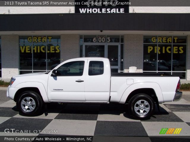 2013 Toyota Tacoma SR5 Prerunner Access Cab in Super White