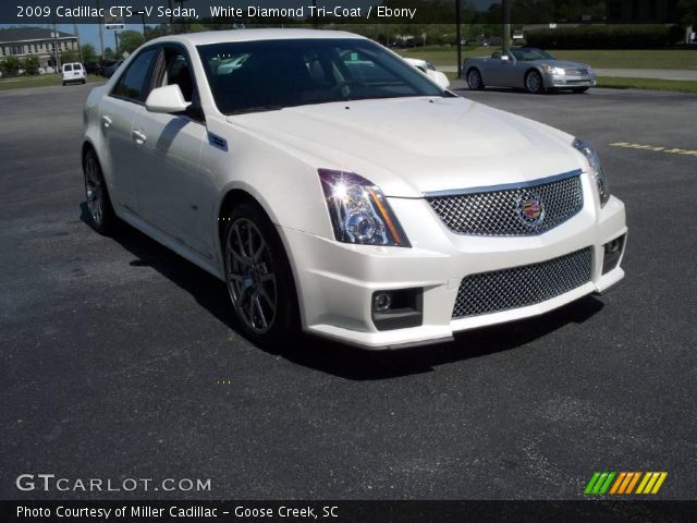 2009 Cadillac CTS -V Sedan in White Diamond Tri-Coat