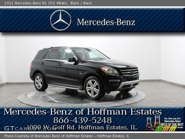 2012 Mercedes-Benz ML 350 4Matic in Black