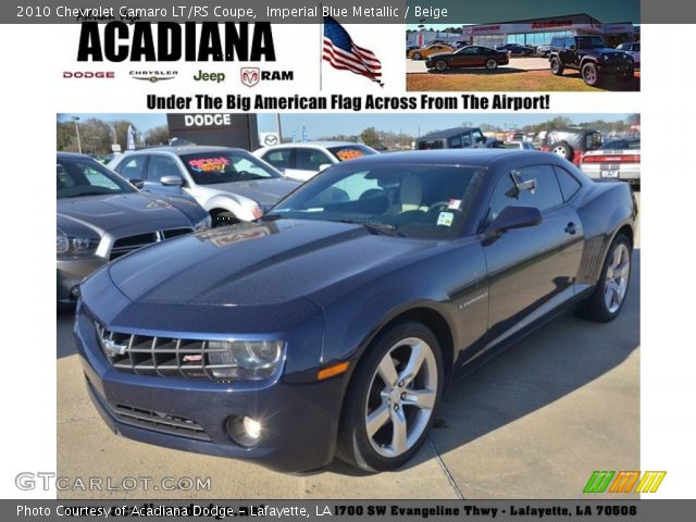 2010 Chevrolet Camaro LT/RS Coupe in Imperial Blue Metallic