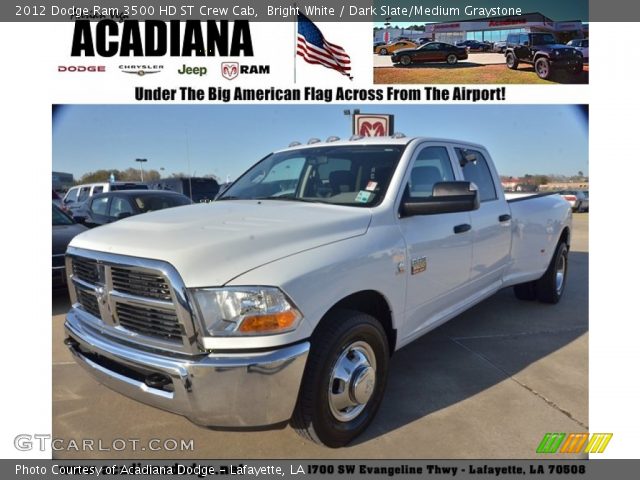 2012 Dodge Ram 3500 HD ST Crew Cab in Bright White