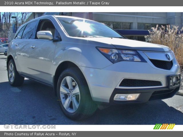 2010 Acura MDX Technology in Palladium Metallic