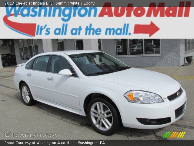 2013 Chevrolet Impala LTZ in Summit White