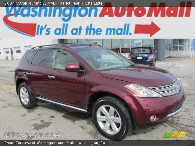 2007 Nissan Murano SL AWD in Merlot Pearl