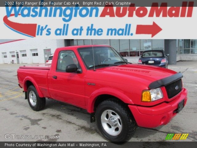 2002 Ford Ranger Edge Regular Cab 4x4 in Bright Red