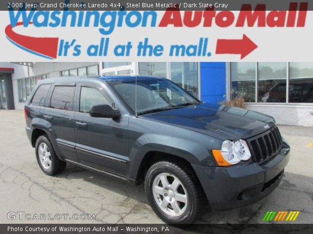 2008 Jeep Grand Cherokee Laredo 4x4 in Steel Blue Metallic