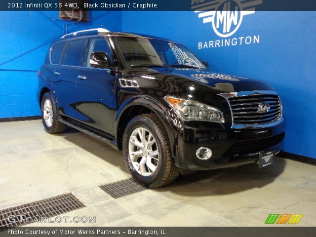 2012 Infiniti QX 56 4WD in Black Obsidian