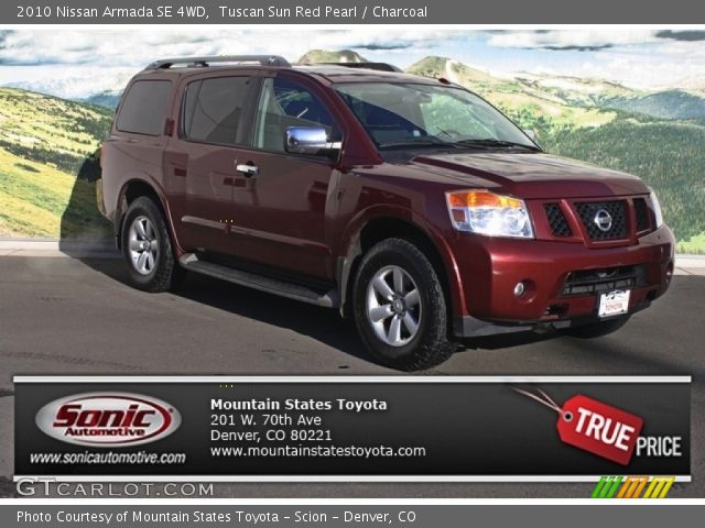 2010 Nissan Armada SE 4WD in Tuscan Sun Red Pearl