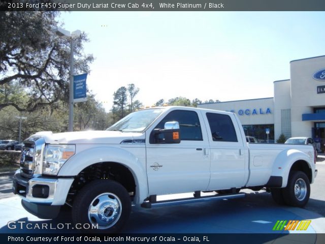 2013 Ford F450 Super Duty Lariat Crew Cab 4x4 in White Platinum