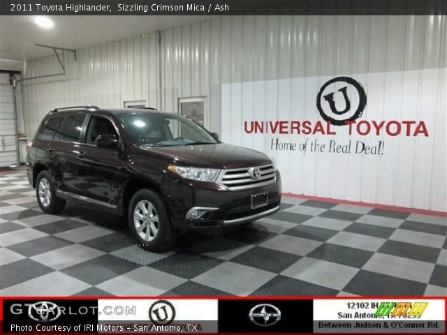 2011 Toyota Highlander  in Sizzling Crimson Mica