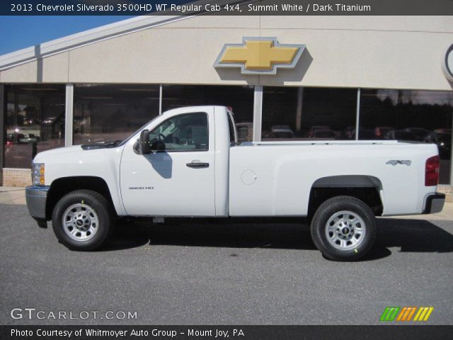 2013 Chevrolet Silverado 3500HD WT Regular Cab 4x4 in Summit White