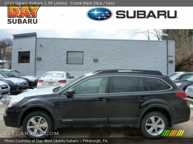 2013 Subaru Outback 3.6R Limited in Crystal Black Silica