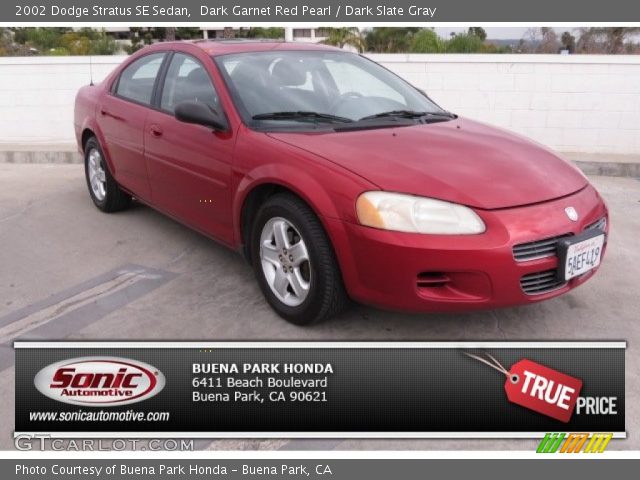 2002 Dodge Stratus SE Sedan in Dark Garnet Red Pearl