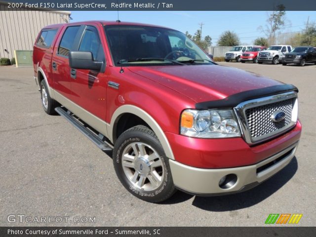 2007 Ford F150 Lariat SuperCrew in Redfire Metallic