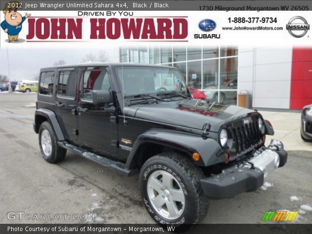 2012 Jeep Wrangler Unlimited Sahara 4x4 in Black