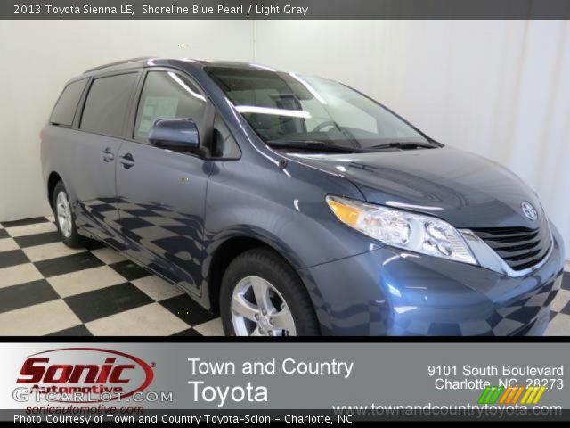 2013 Toyota Sienna LE in Shoreline Blue Pearl