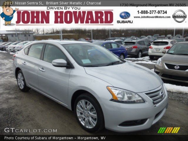 2013 Nissan Sentra SL in Brilliant Silver Metallic