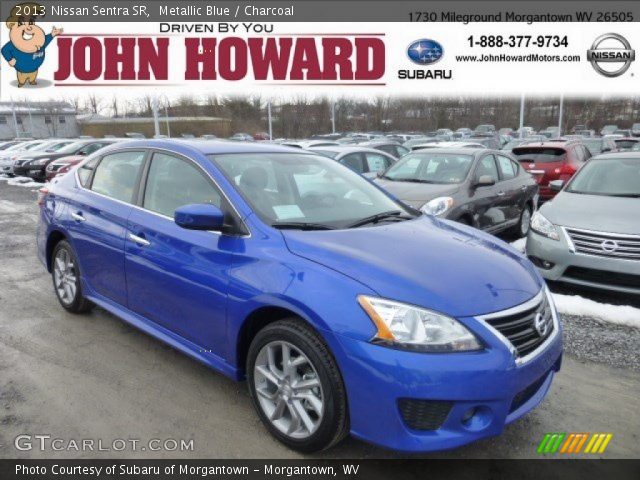 2013 Nissan Sentra SR in Metallic Blue