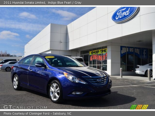 2011 Hyundai Sonata Limited in Indigo Blue Pearl