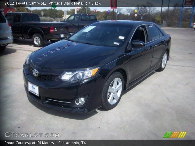 2012 Toyota Camry SE in Attitude Black Metallic
